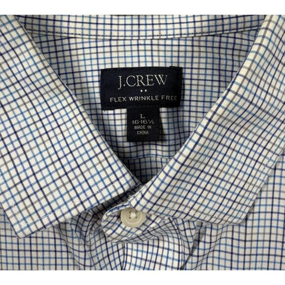 J Crew Thompson Shirt Mens 16 16.5 Large Check Button Up Career Minimalist - Picture 4 of 7